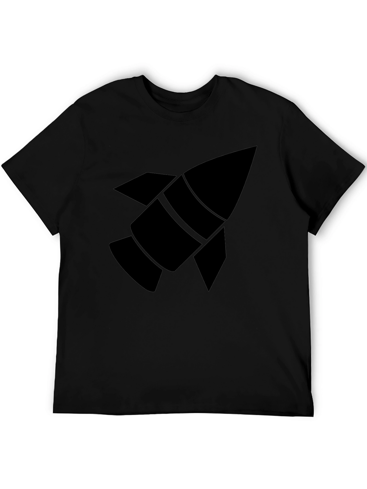 Rocket Graphic Black T-Shirt