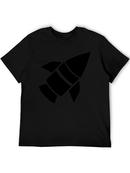 Rocket Graphic Black T-Shirt