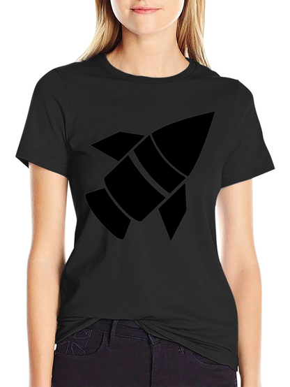 Rocket Graphic Black T-Shirt