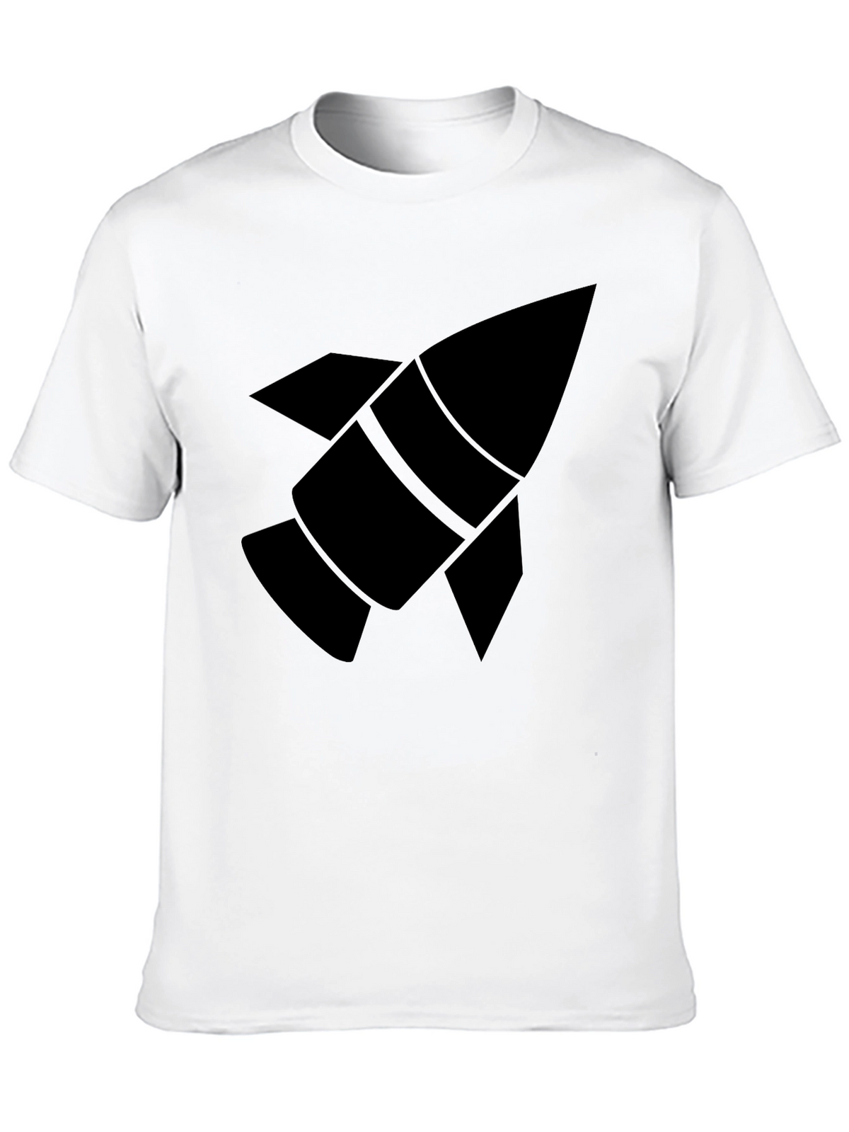 Rocket Graphic Black T-Shirt