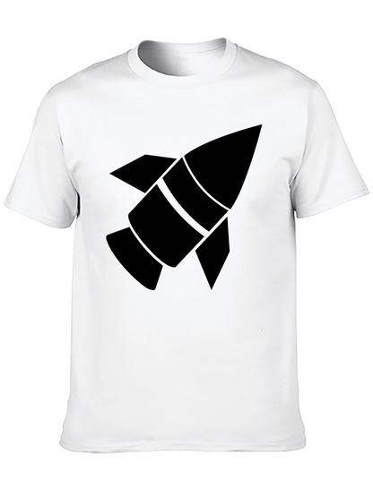 Rocket Graphic Black T-Shirt