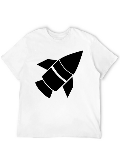 Rocket Graphic Black T-Shirt