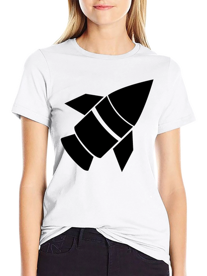 Rocket Graphic Black T-Shirt