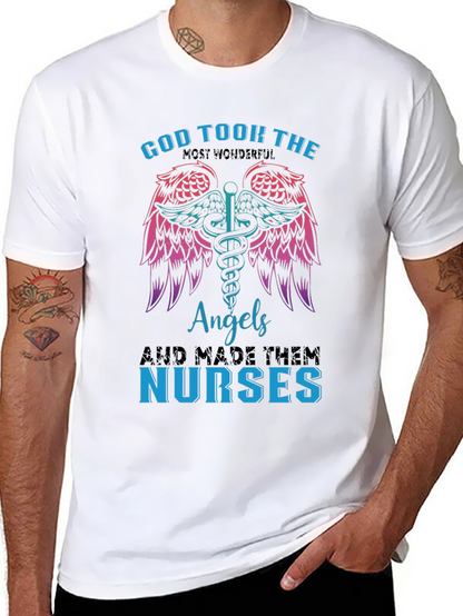 God Took Angels & Made Nurses T-Shirt