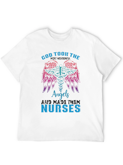 God Took Angels & Made Nurses T-Shirt