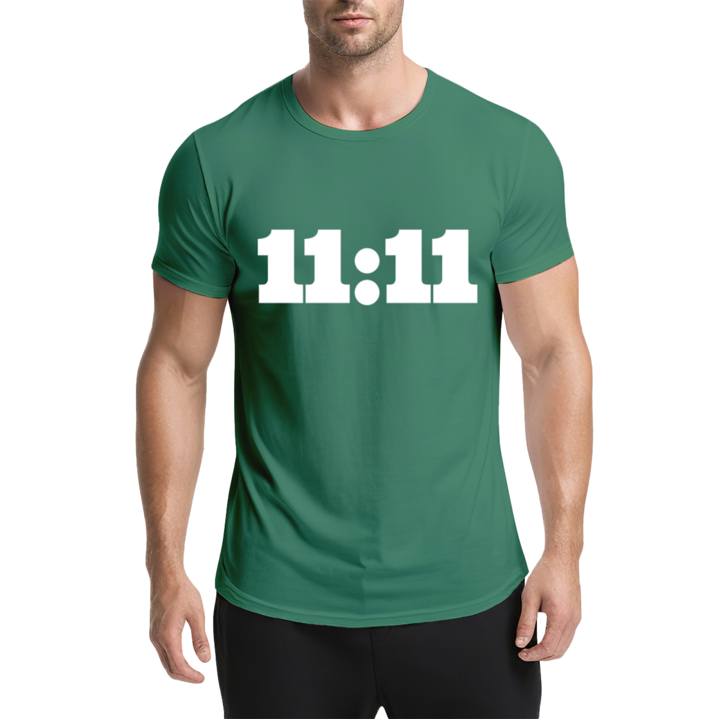 11:11 Angel Number Manifest Luck Pink Tee, Spiritual Aesthetic Minimalist Shirt