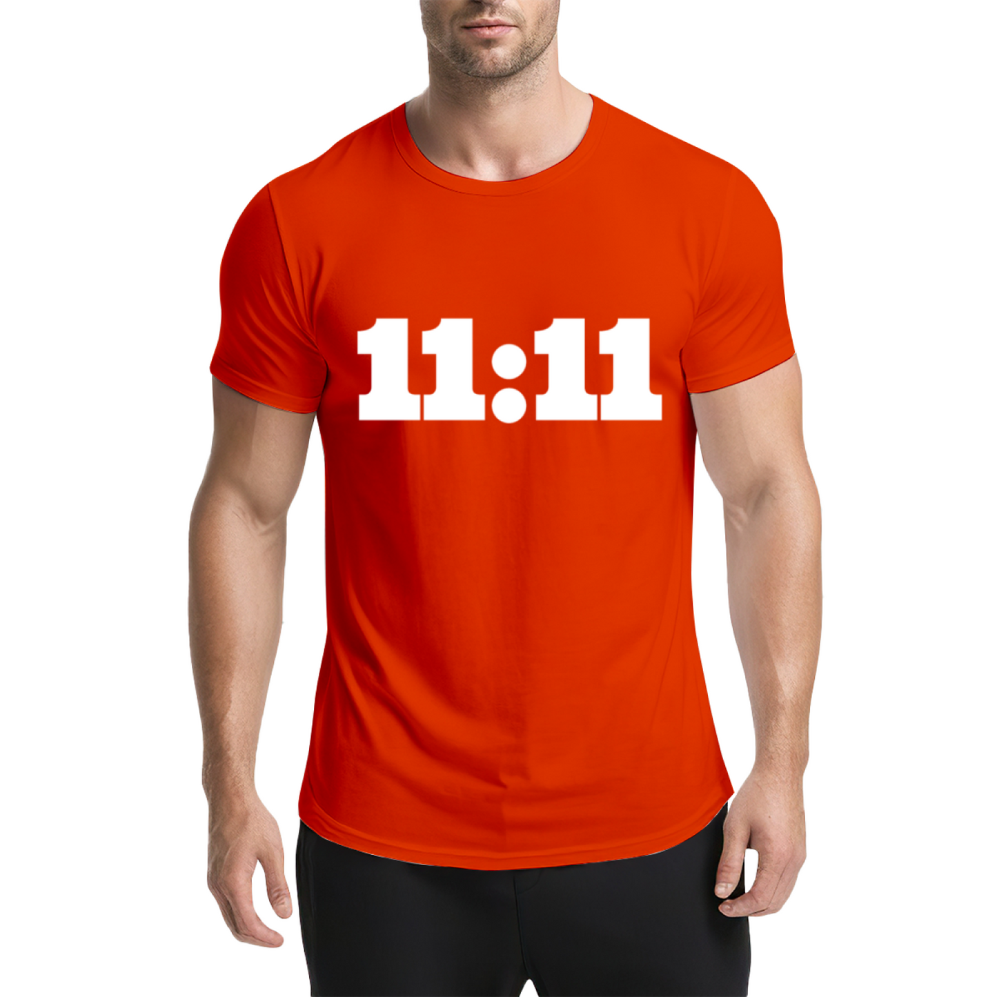 11:11 Angel Number Manifest Luck Pink Tee, Spiritual Aesthetic Minimalist Shirt