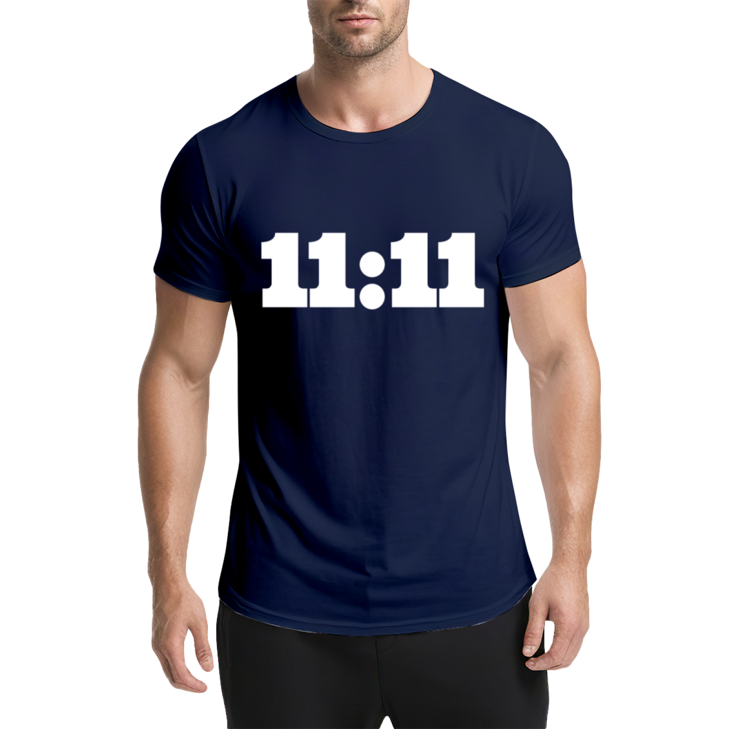 11:11 Angel Number Manifest Luck Pink Tee, Spiritual Aesthetic Minimalist Shirt