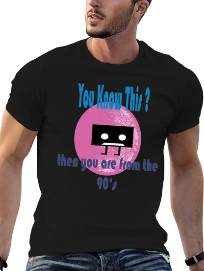 90s Cassette Tape T-Shirt Retro Nostalgia