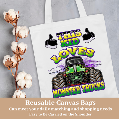 Funny Golf Retirement Plan Canvas Tote | Golfer Dad Retirement Gift Handbag