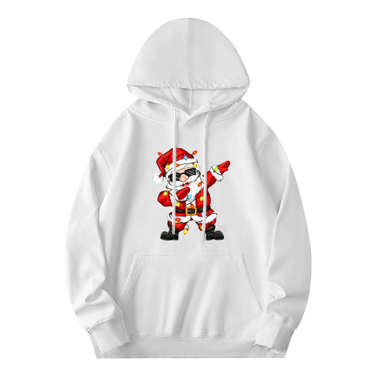 Dabbing Santa Claus Fun Christmas Party Hoodie