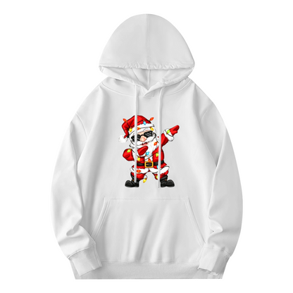 Dabbing Santa Claus Fun Christmas Party Hoodie