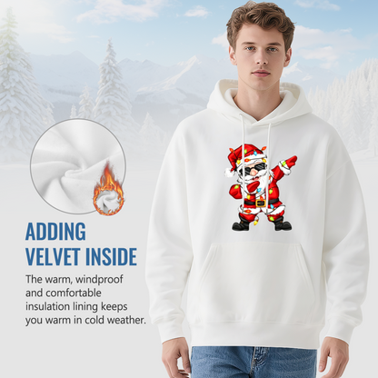 Dabbing Santa Claus Fun Christmas Party Hoodie