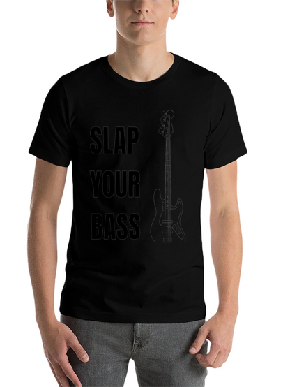 Slap Your Bass Graphic T-Shirt - Musician Tee