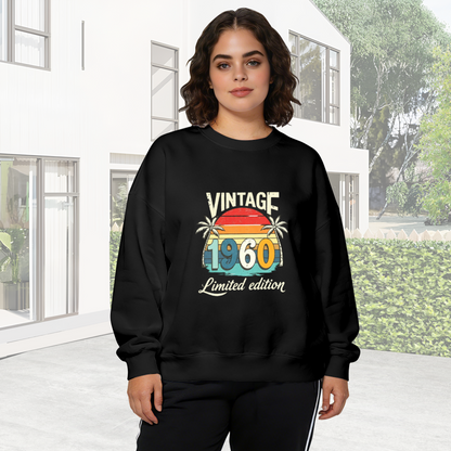 Retro 1960 Limited Edition Sunset Beach Crewneck Sweatshirt