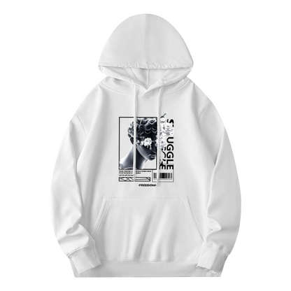 Modern David Sculpture Aesthetic Street Hoodie