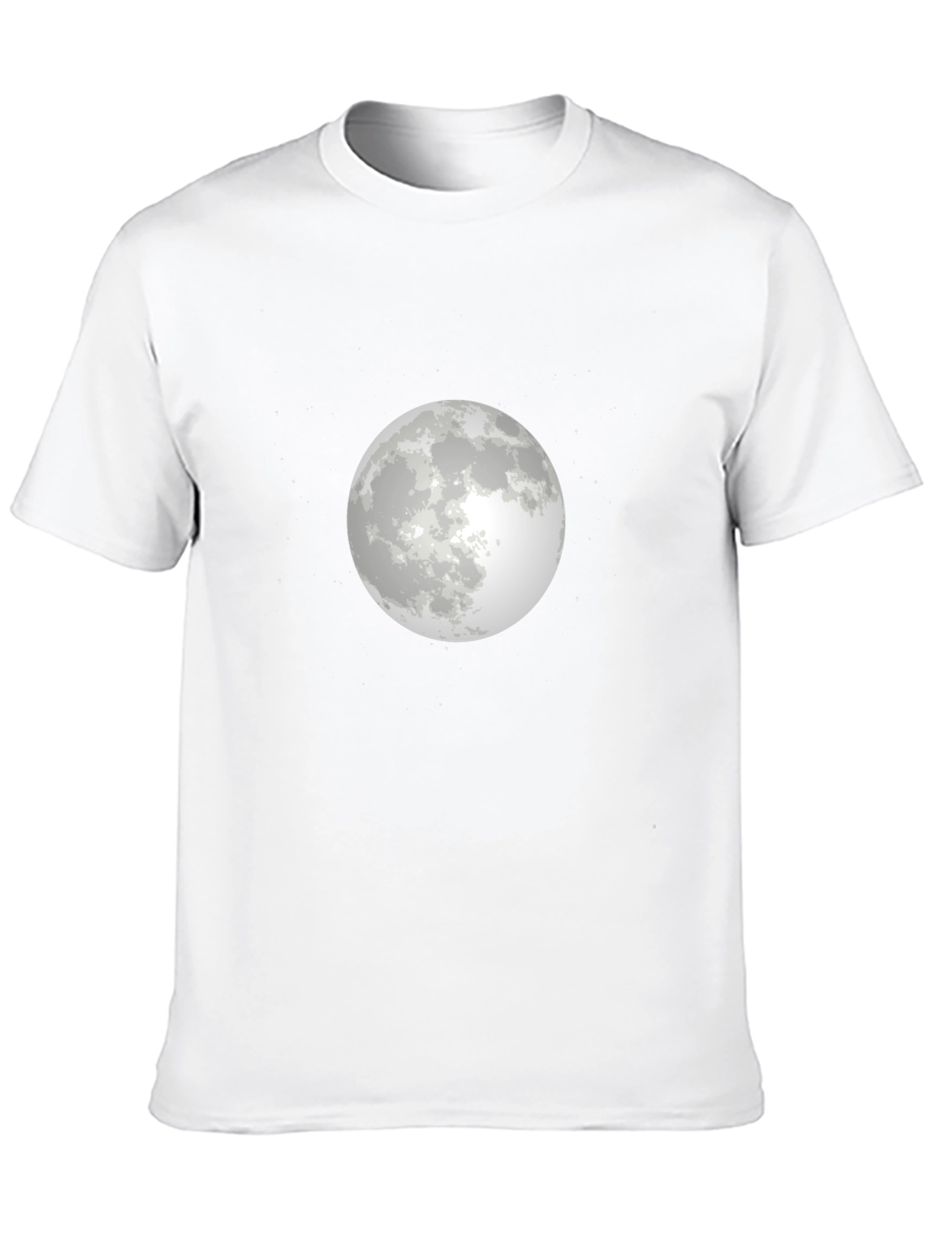 Moon Graphic T-Shirt - Stylish Black Tee