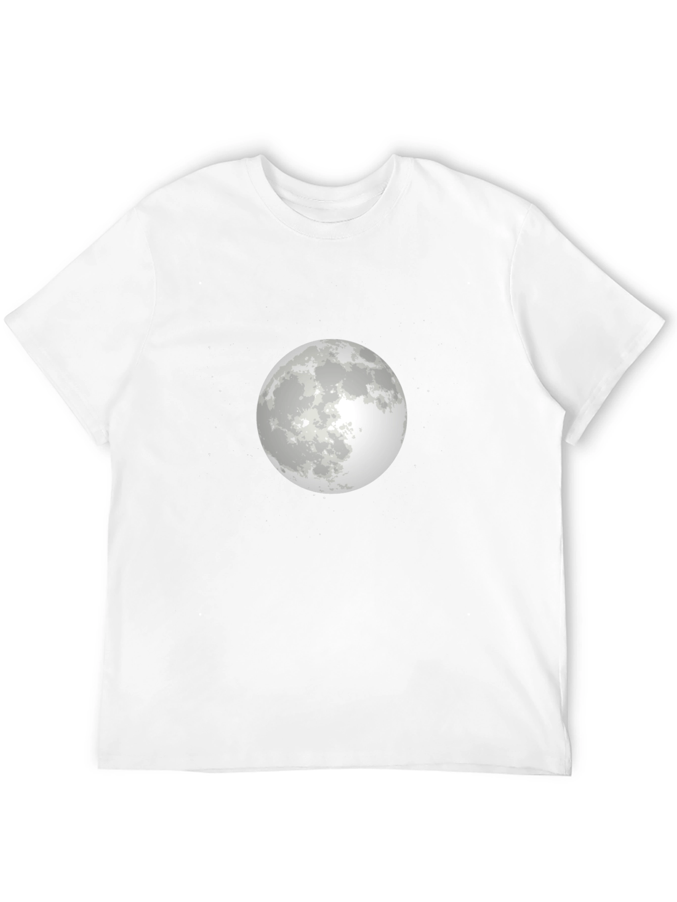 Moon Graphic T-Shirt - Stylish Black Tee