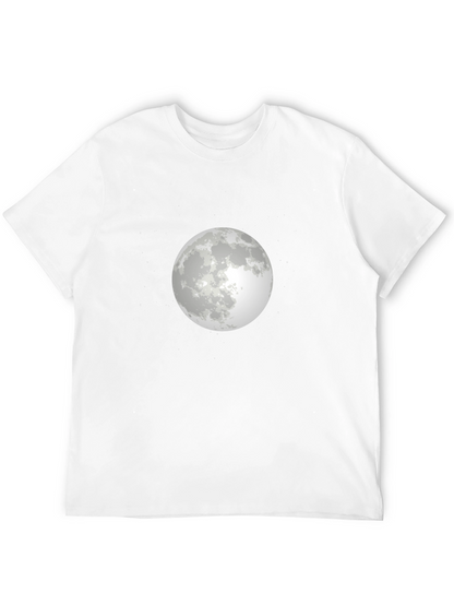 Moon Graphic T-Shirt - Stylish Black Tee