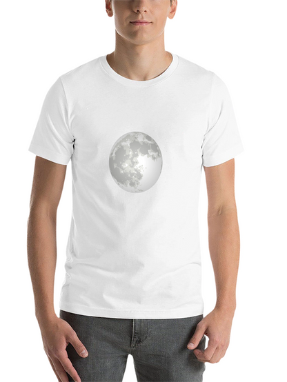 Moon Graphic T-Shirt - Stylish Black Tee