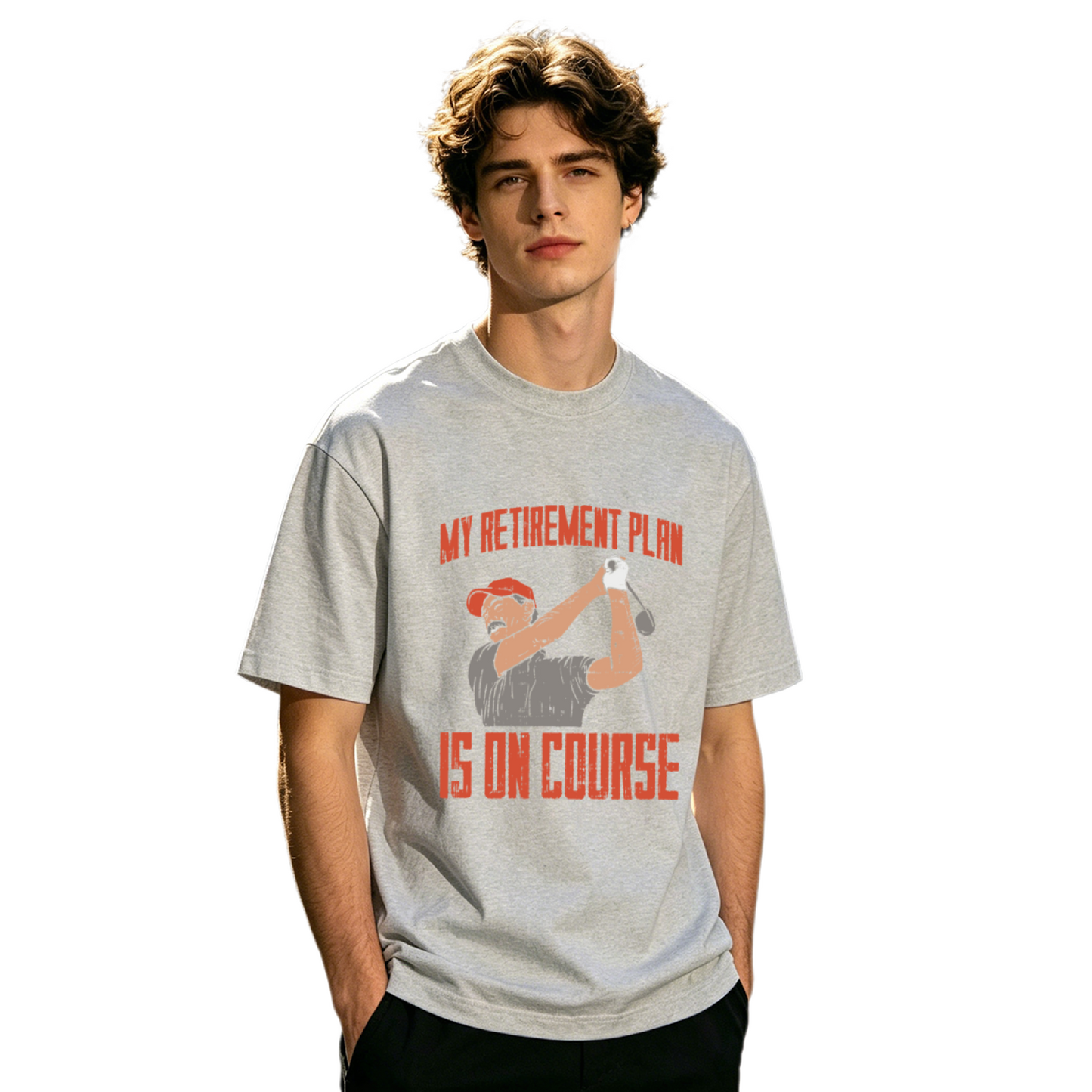 Men's Bold WEIRDO Simple Slogan Trendy Graphic T-Shirt