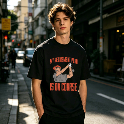 Men's Bold WEIRDO Simple Slogan Trendy Graphic T-Shirt