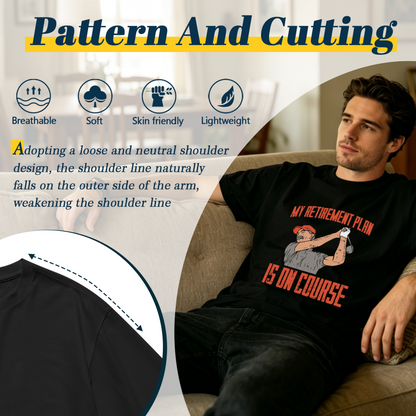 Men's Bold WEIRDO Simple Slogan Trendy Graphic T-Shirt
