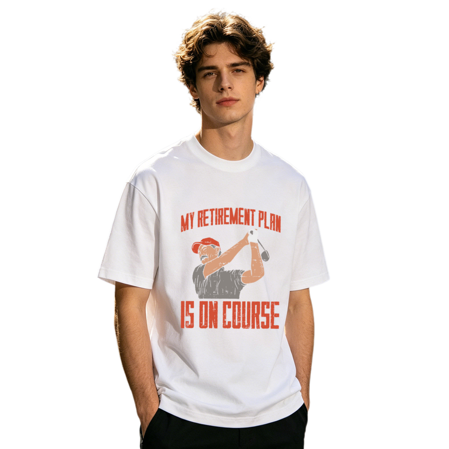 Men's Bold WEIRDO Simple Slogan Trendy Graphic T-Shirt