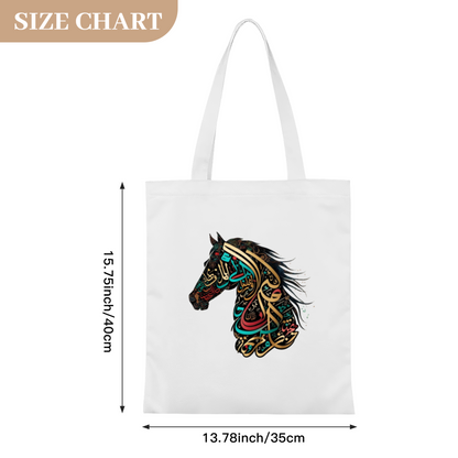 Vintage Striped Monster Truck Mom Canvas Bag | Truck Mom Casual Everyday Handbag