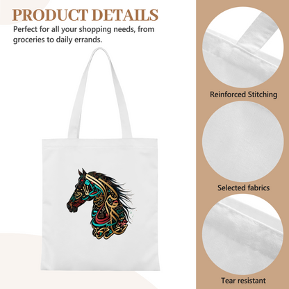 Vintage Striped Monster Truck Mom Canvas Bag | Truck Mom Casual Everyday Handbag