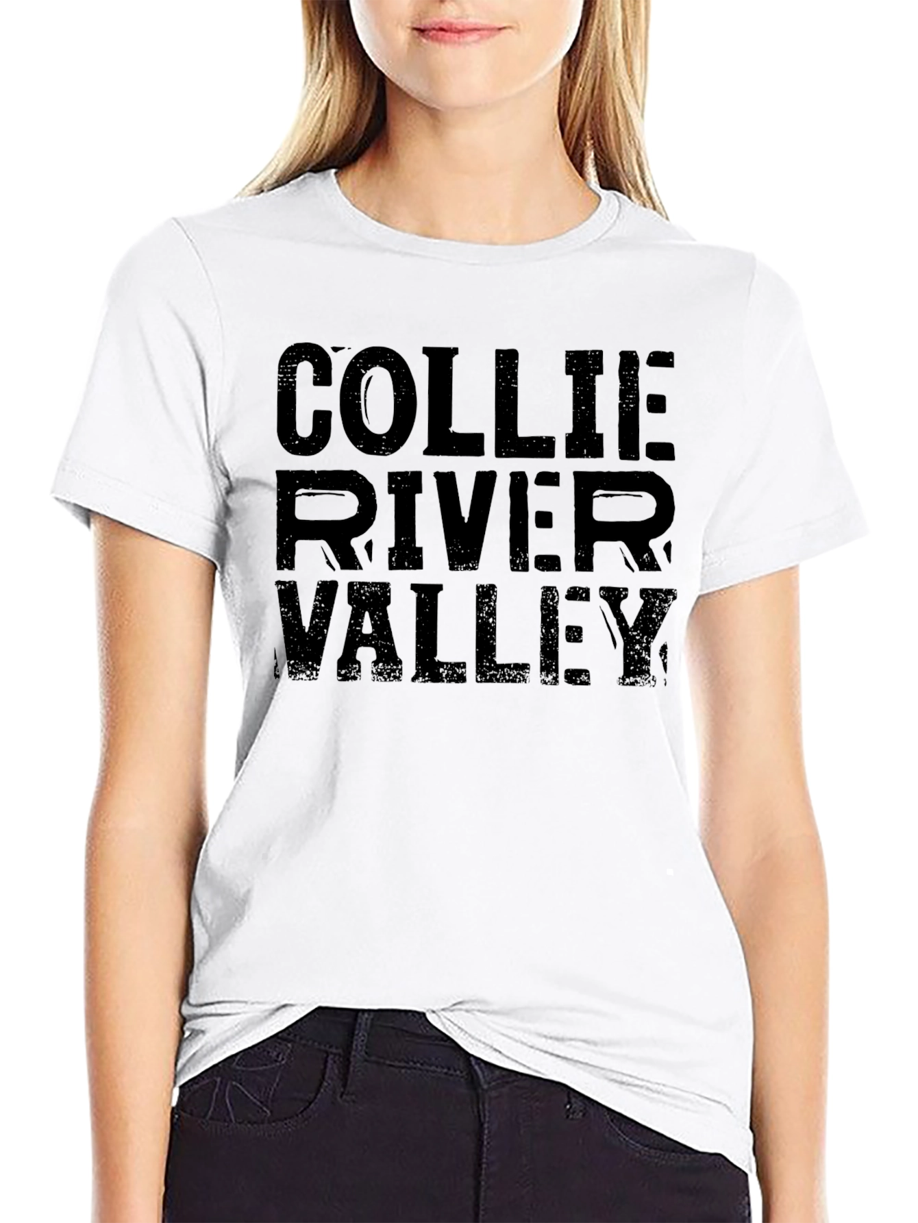 Collie River Valley Graphic Tee - Black