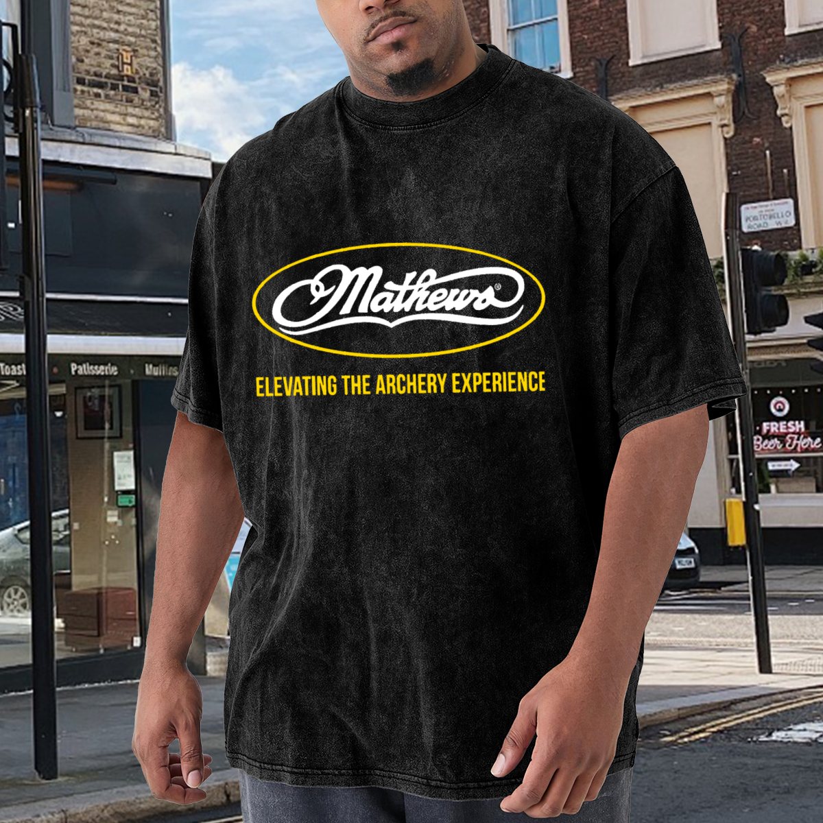 Mathews Archery Elevating The Archery Experience Vintage Washed T-Shirt