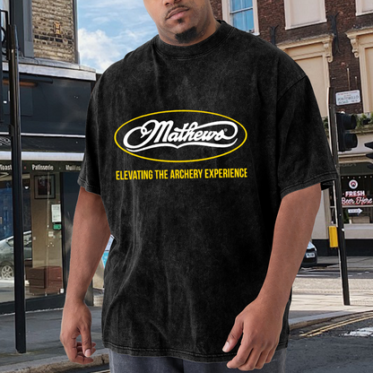 Mathews Archery Elevating The Archery Experience Vintage Washed T-Shirt