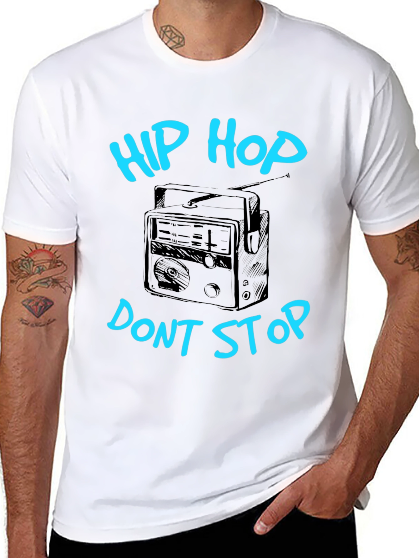 Hip Hop Dont Stop Graphic Tee