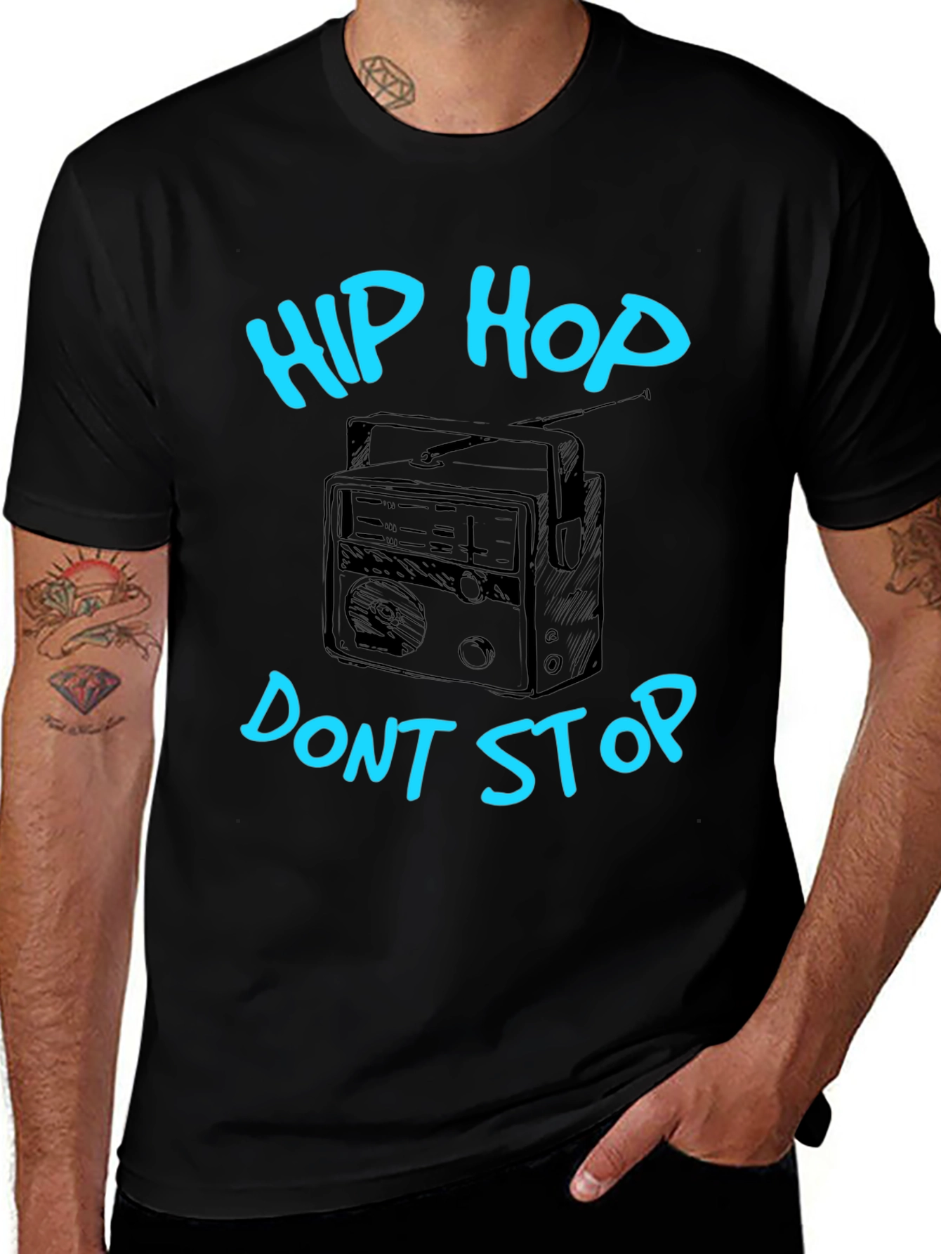 Hip Hop Dont Stop Graphic Tee