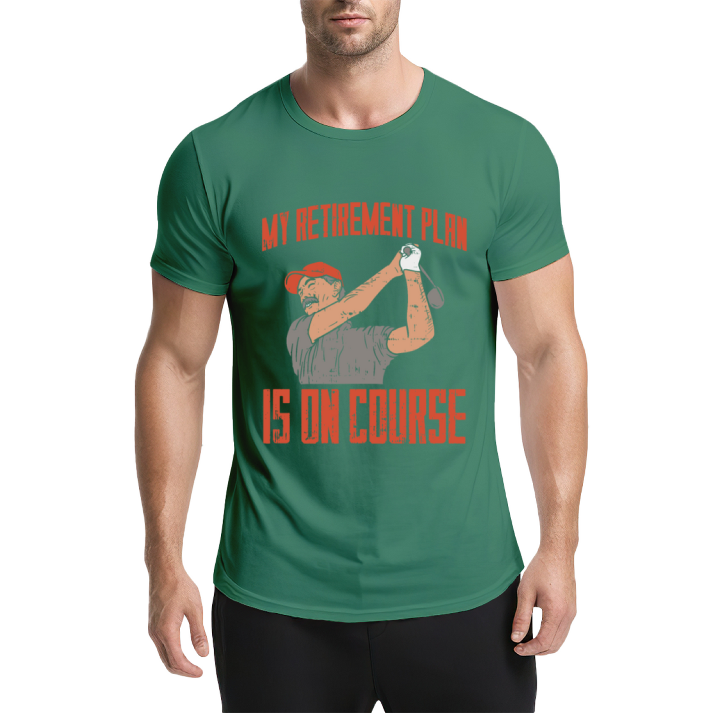 My Retirement Plan Is On Course Golf Lover Vintage Tee