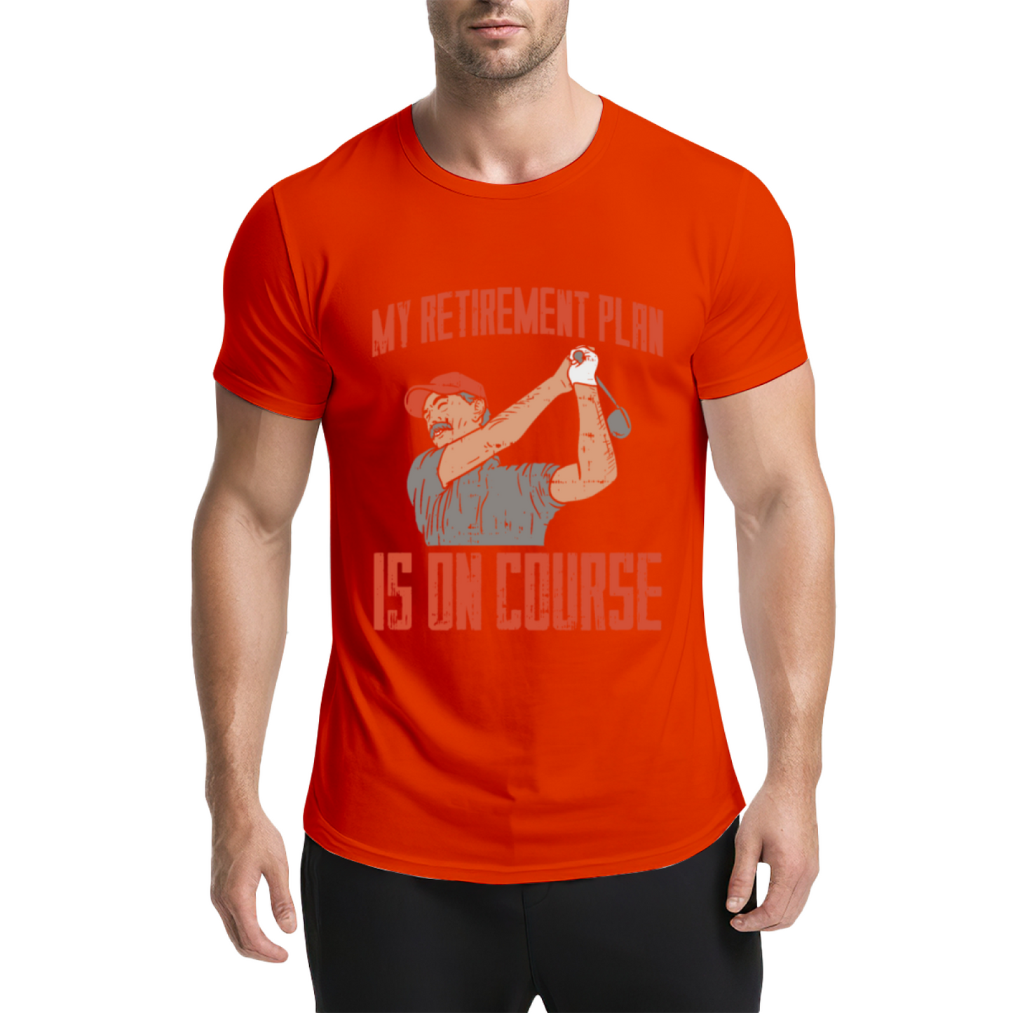 My Retirement Plan Is On Course Golf Lover Vintage Tee