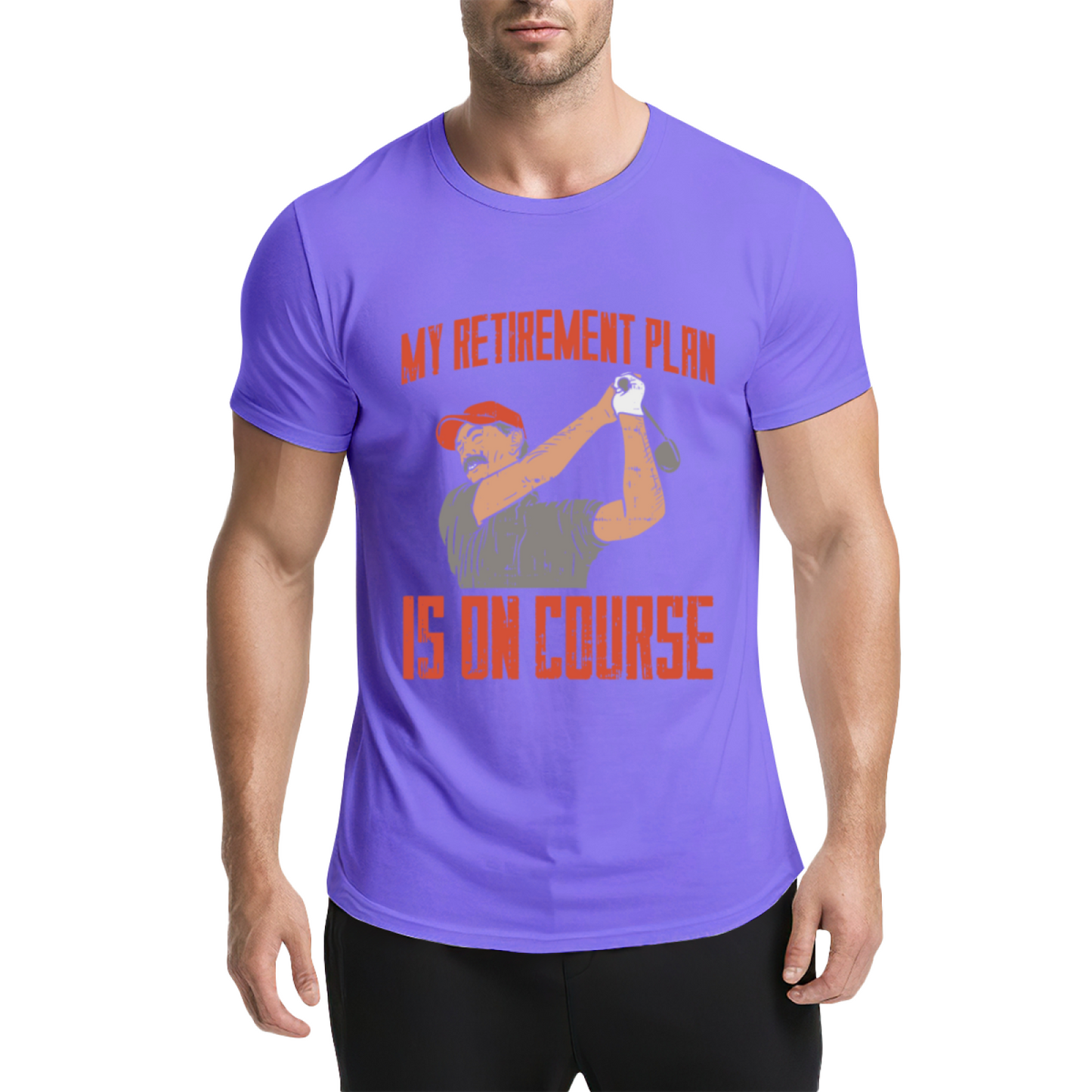 My Retirement Plan Is On Course Golf Lover Vintage Tee