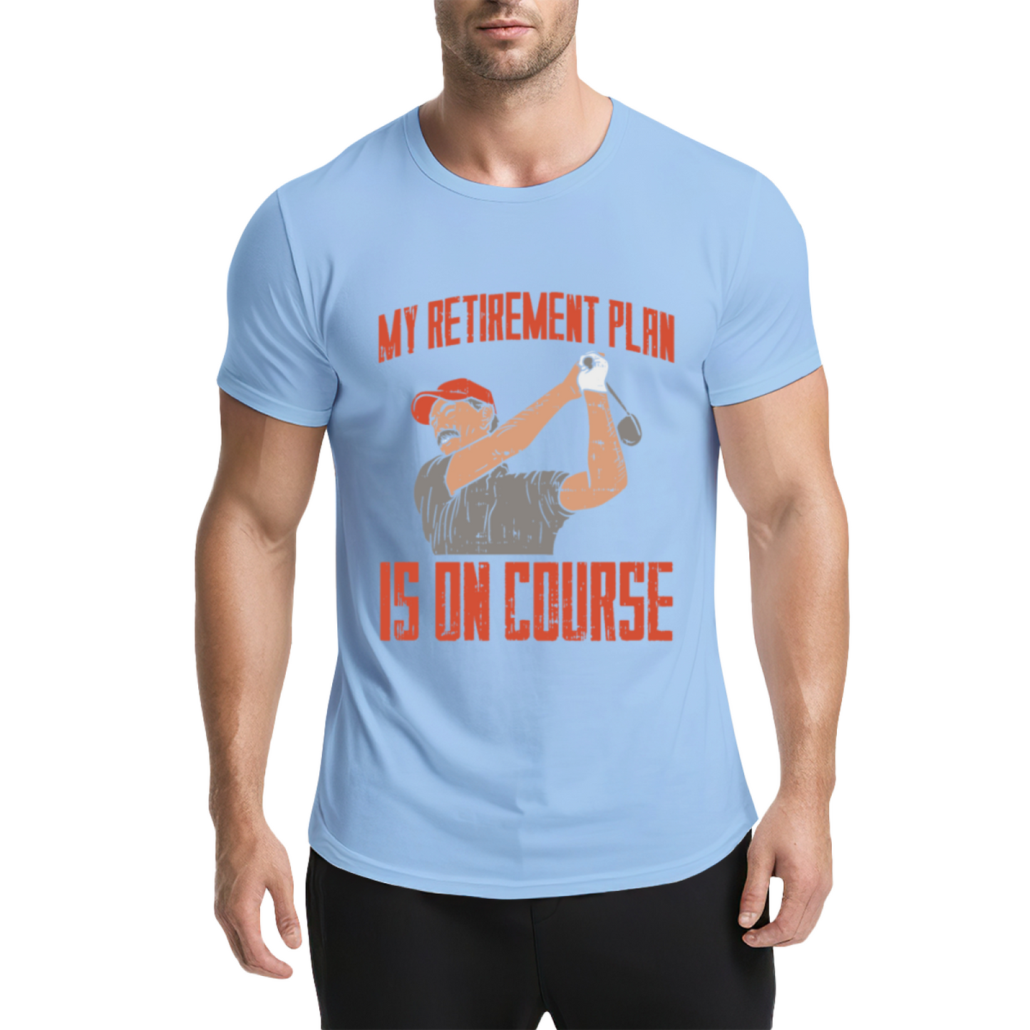 My Retirement Plan Is On Course Golf Lover Vintage Tee
