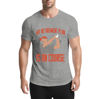 My Retirement Plan Is On Course Golf Lover Vintage Tee