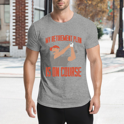 My Retirement Plan Is On Course Golf Lover Vintage Tee