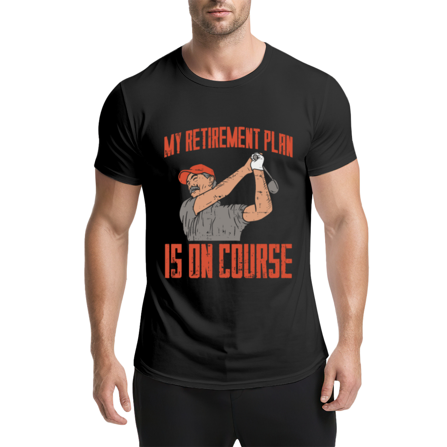 My Retirement Plan Is On Course Golf Lover Vintage Tee