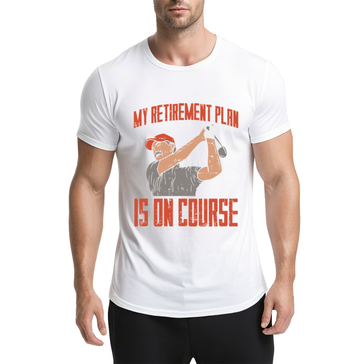 My Retirement Plan Is On Course Golf Lover Vintage Tee