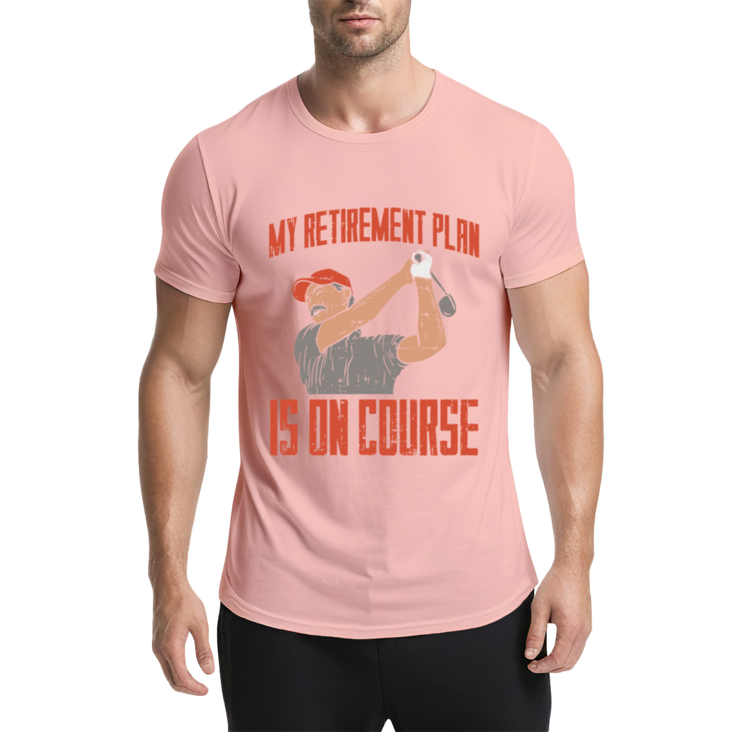 My Retirement Plan Is On Course Golf Lover Vintage Tee