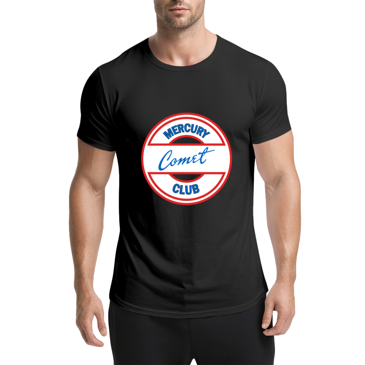 Mercury Comet Club Retro Badge T-Shirt