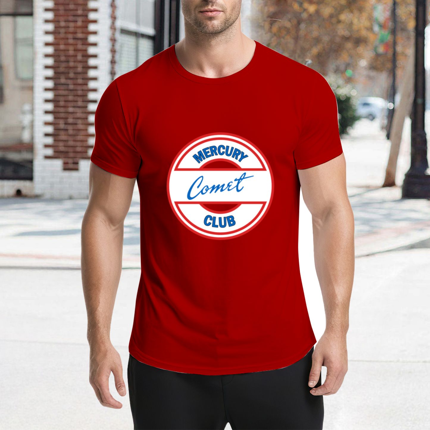 Mercury Comet Club Retro Badge T-Shirt