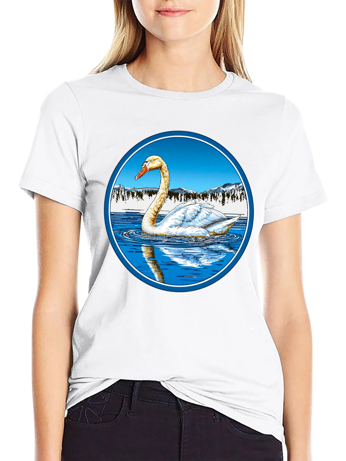 Swan Lake T-Shirt - Mens Graphic Tee