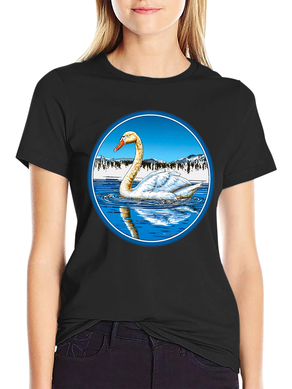 Swan Lake T-Shirt - Mens Graphic Tee
