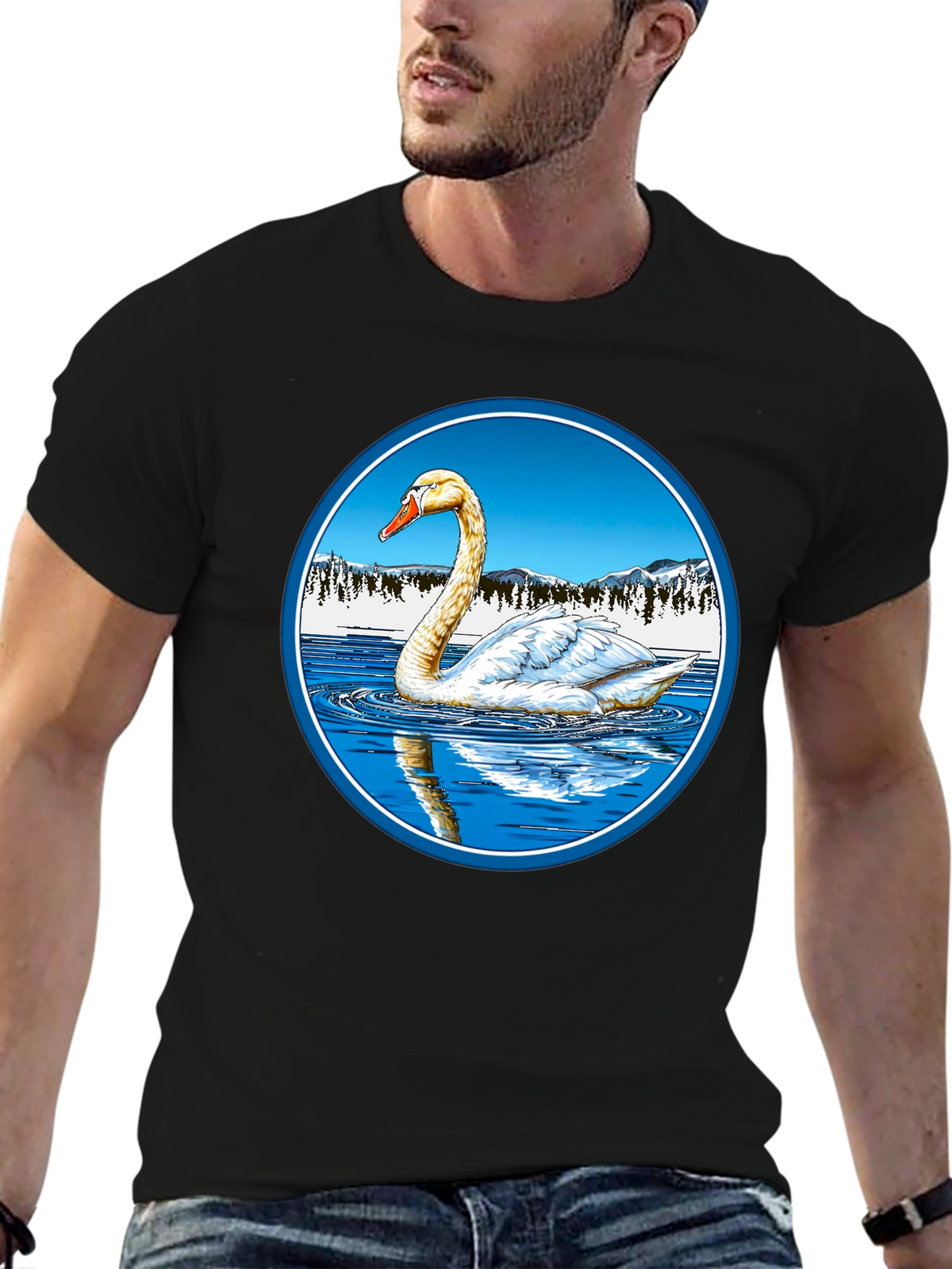 Swan Lake T-Shirt - Mens Graphic Tee