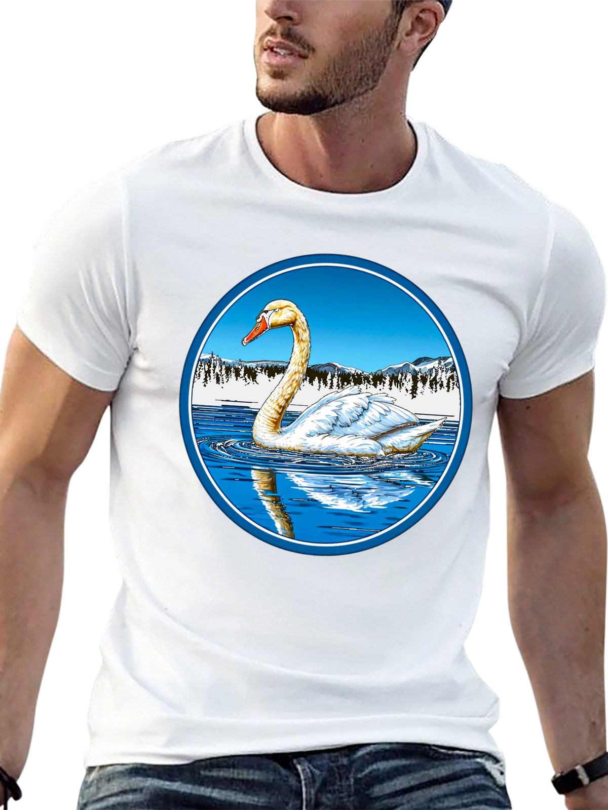 Swan Lake T-Shirt - Mens Graphic Tee